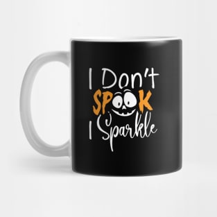 Funny Halloween Spook And Sparkle design Mug